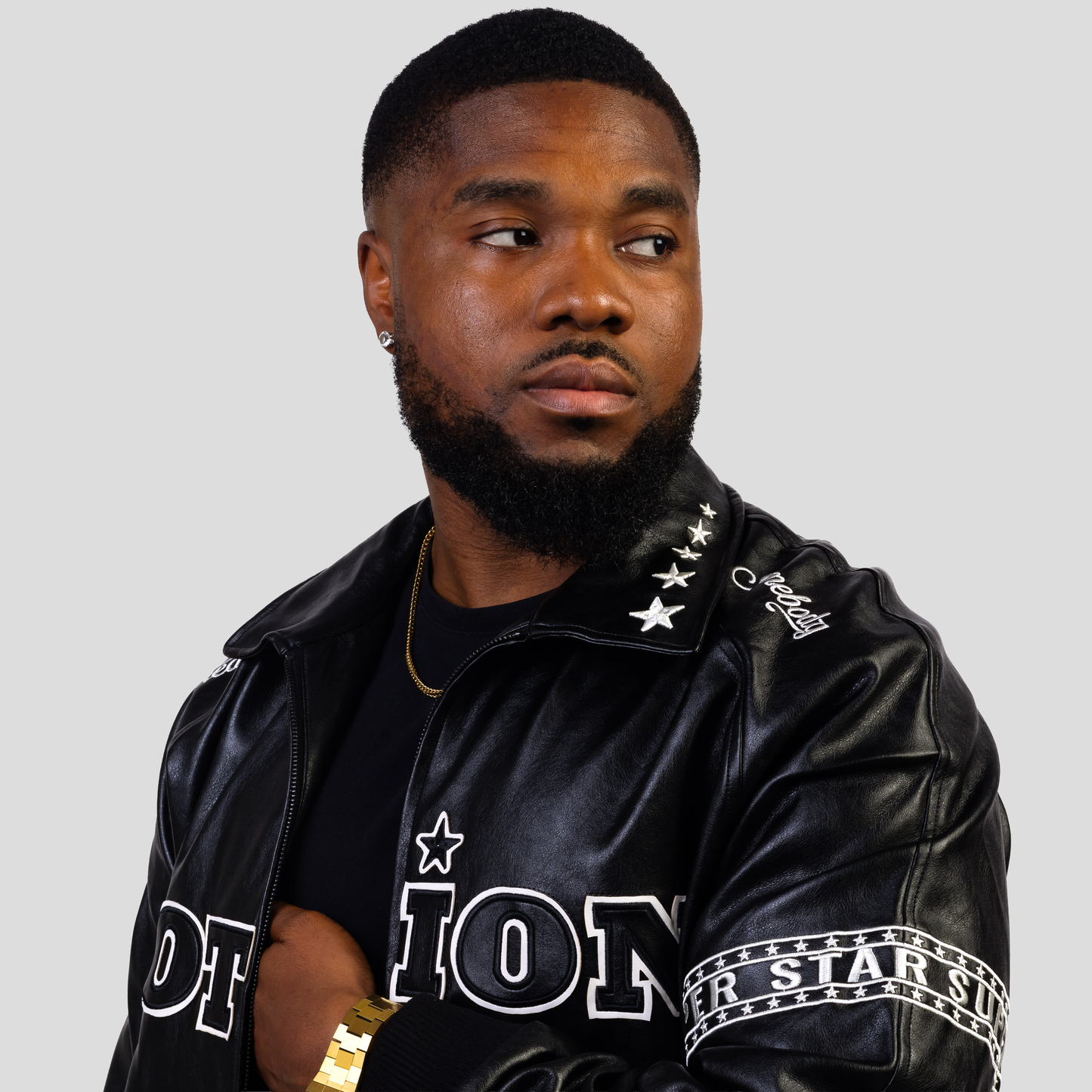 Notion Leather Bomber