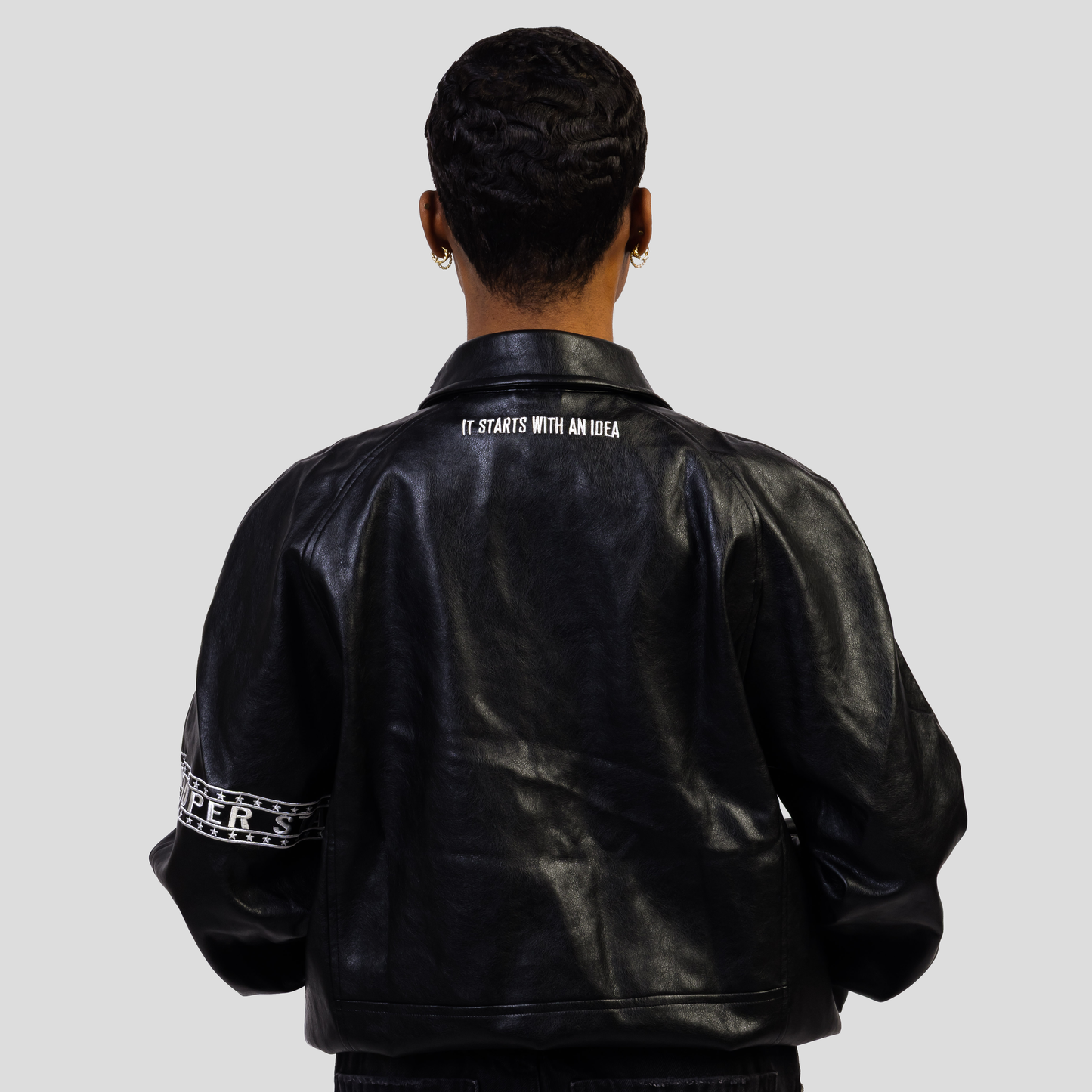 Notion Leather Bomber