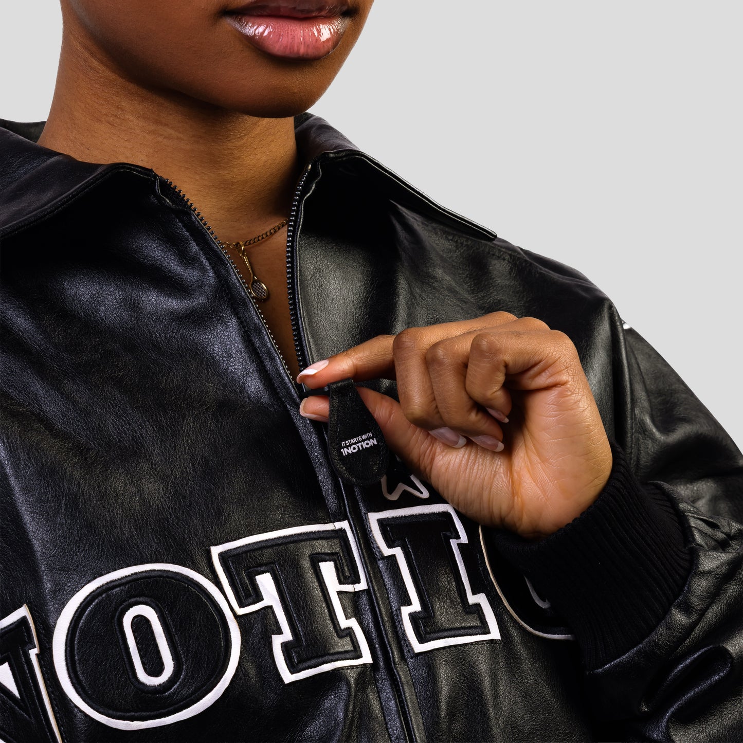 Notion Leather Bomber